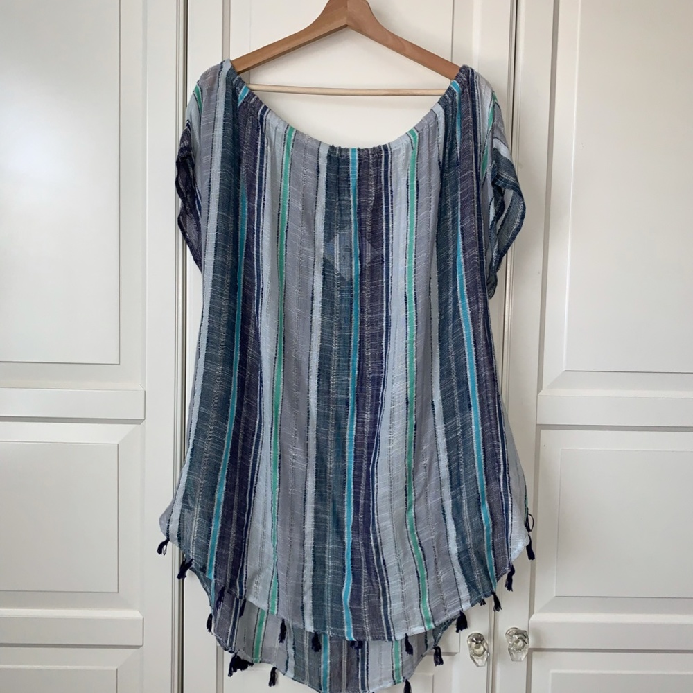 Echo Boardwalk Stripe Seaside Caftan